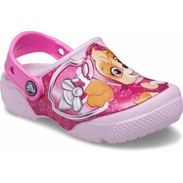 Crocs Fun Lab Paw Patrol™ Patch Girls' Clogs Pink | Australia 1546SGLO